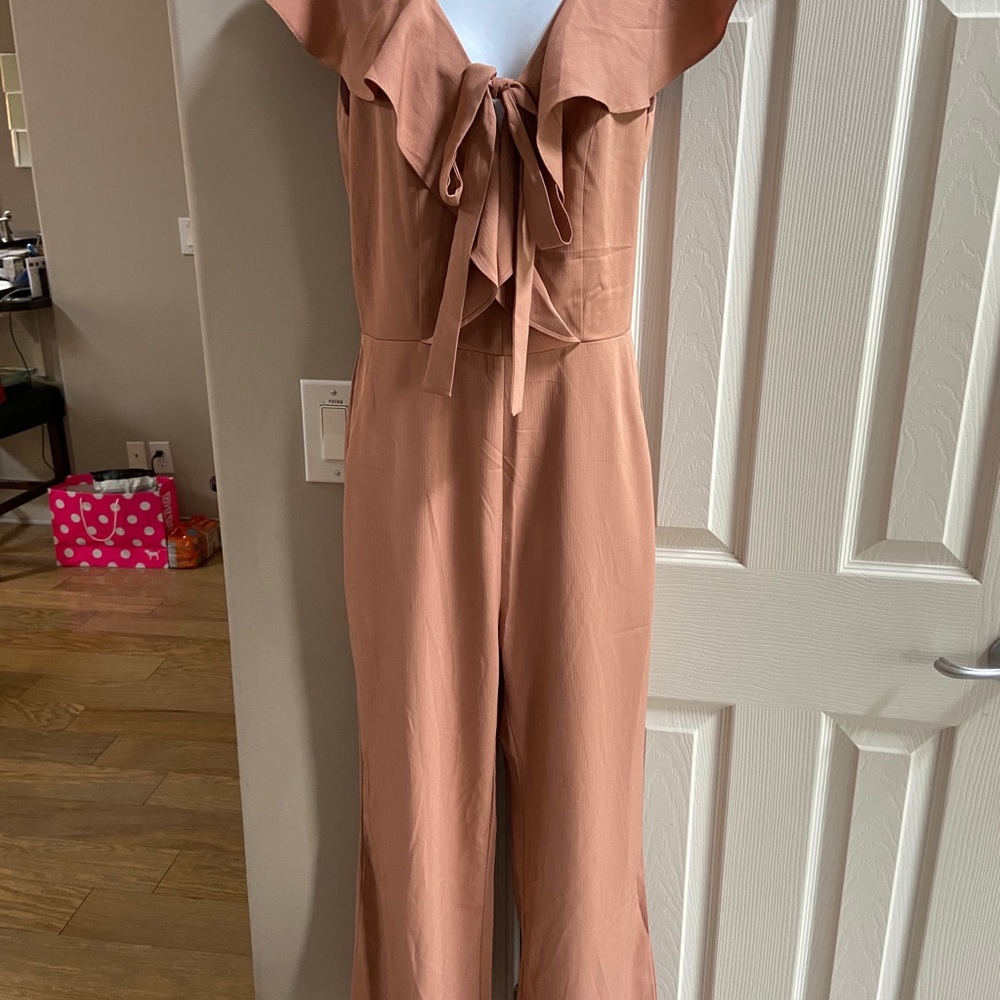 Champagne color jumpsuit